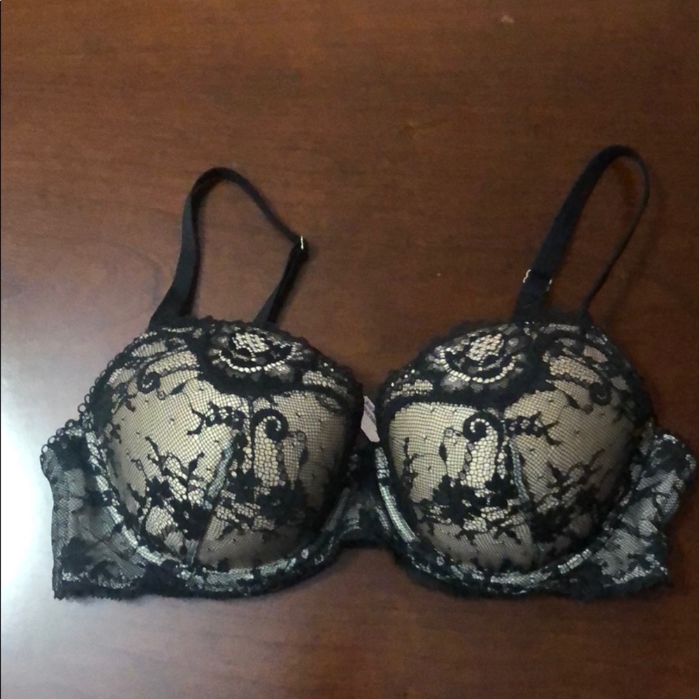VS Lined Lace Demi Bra